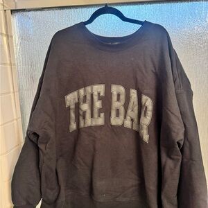 The Bar Black on Black Crewneck Sweatshirt